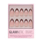 Chocolate Press-On Nails | Brown French Tip