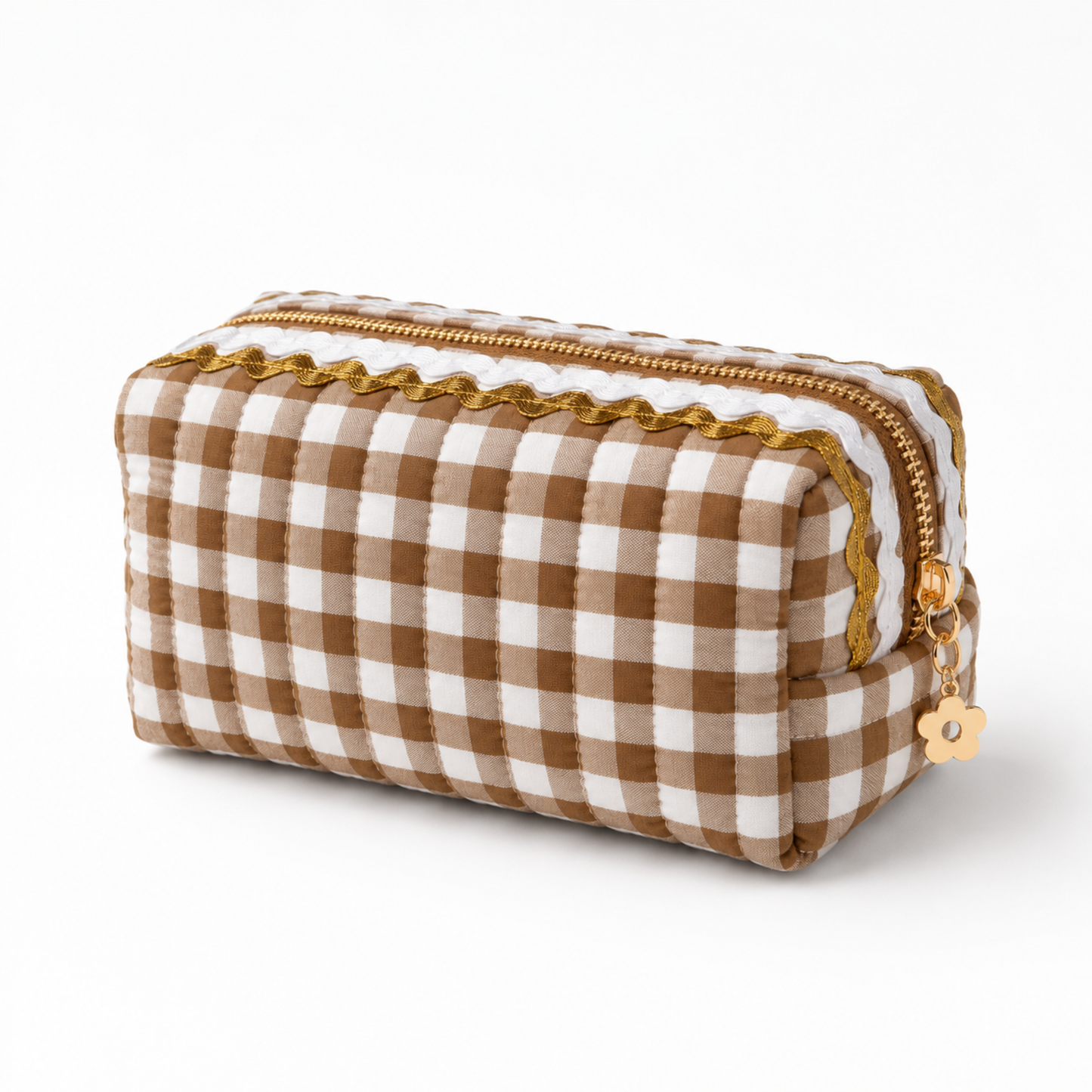 Pink Gingham Pouch