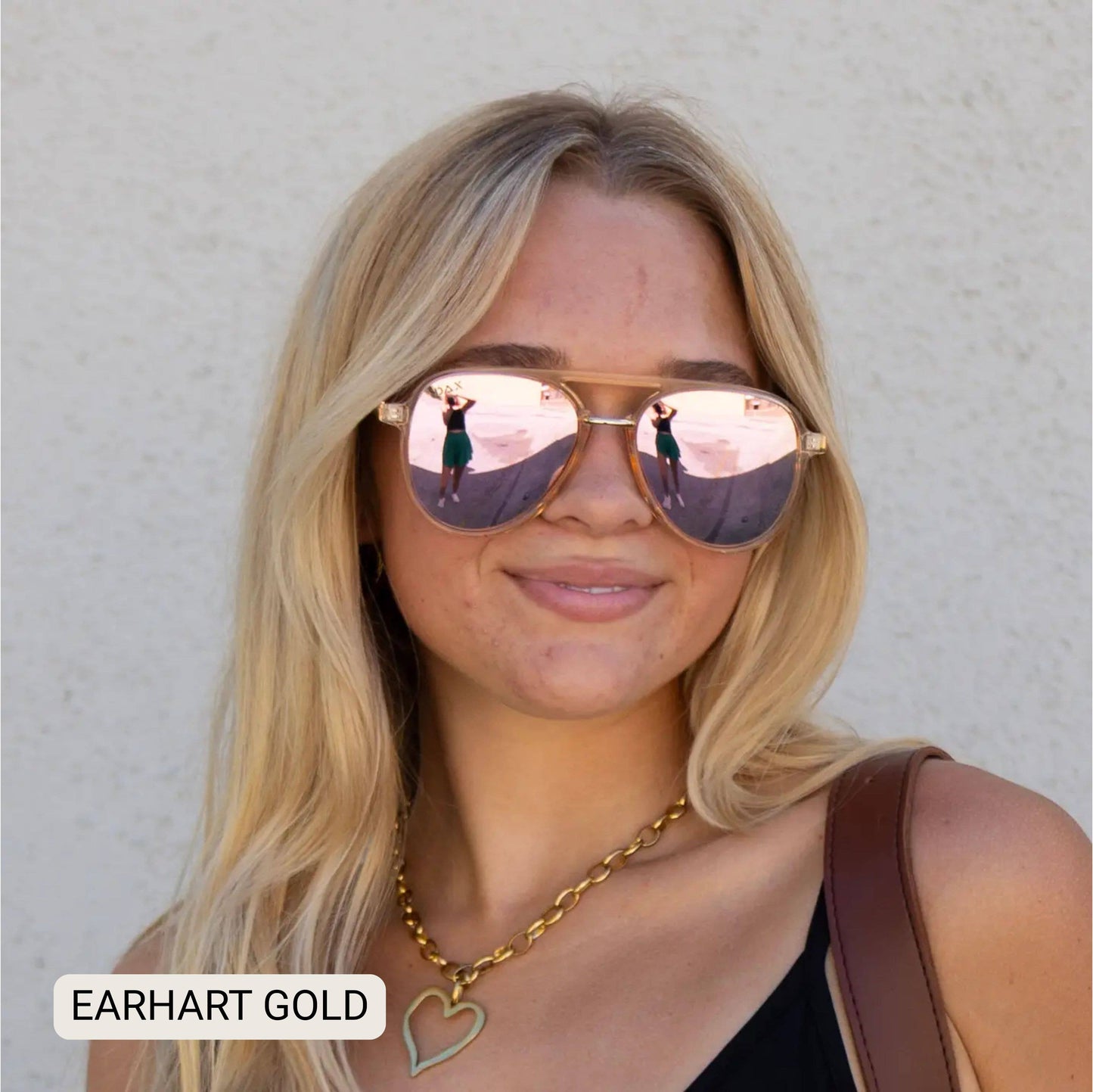 Earhart I Women’s Aviator Sunglasses I Clear
