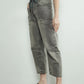 Barrel Denim Tie Pants