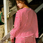 Easy Striped Knit Shorts