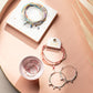Simply Chic Bracelet Trio I Blush & Silver