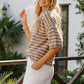 Fine Stripe Knit Top