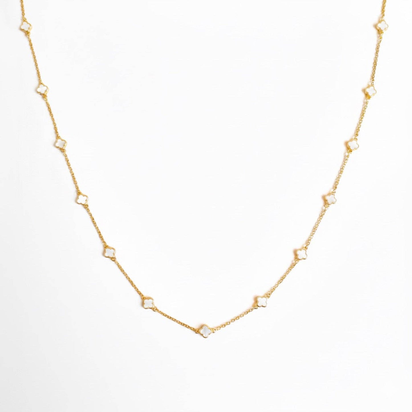 Petite Clover Charm Necklace