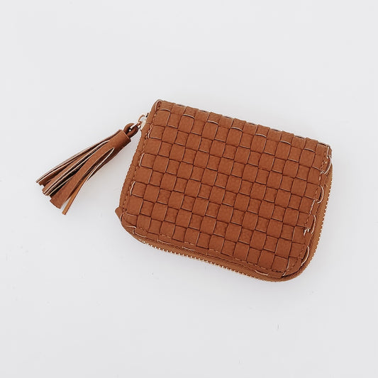 Brown Woven Wallet