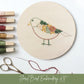 Floral Bird Diy Embroidery Kit