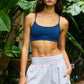 Easy Striped Knit Shorts