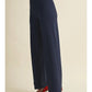 The Soft Stretch Wide Leg Pants I Navy