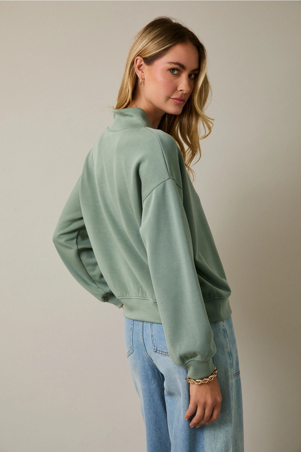 The Sage Half Zip Pullover