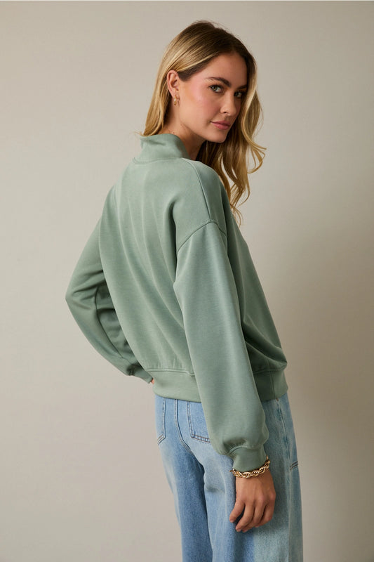 The Sage Half Zip Pullover