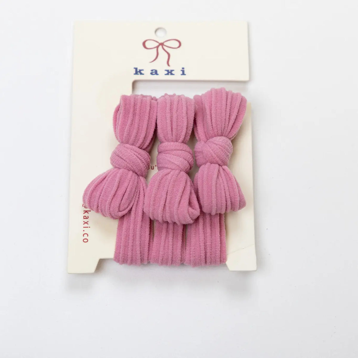 Bow Slick Back Hair Ties