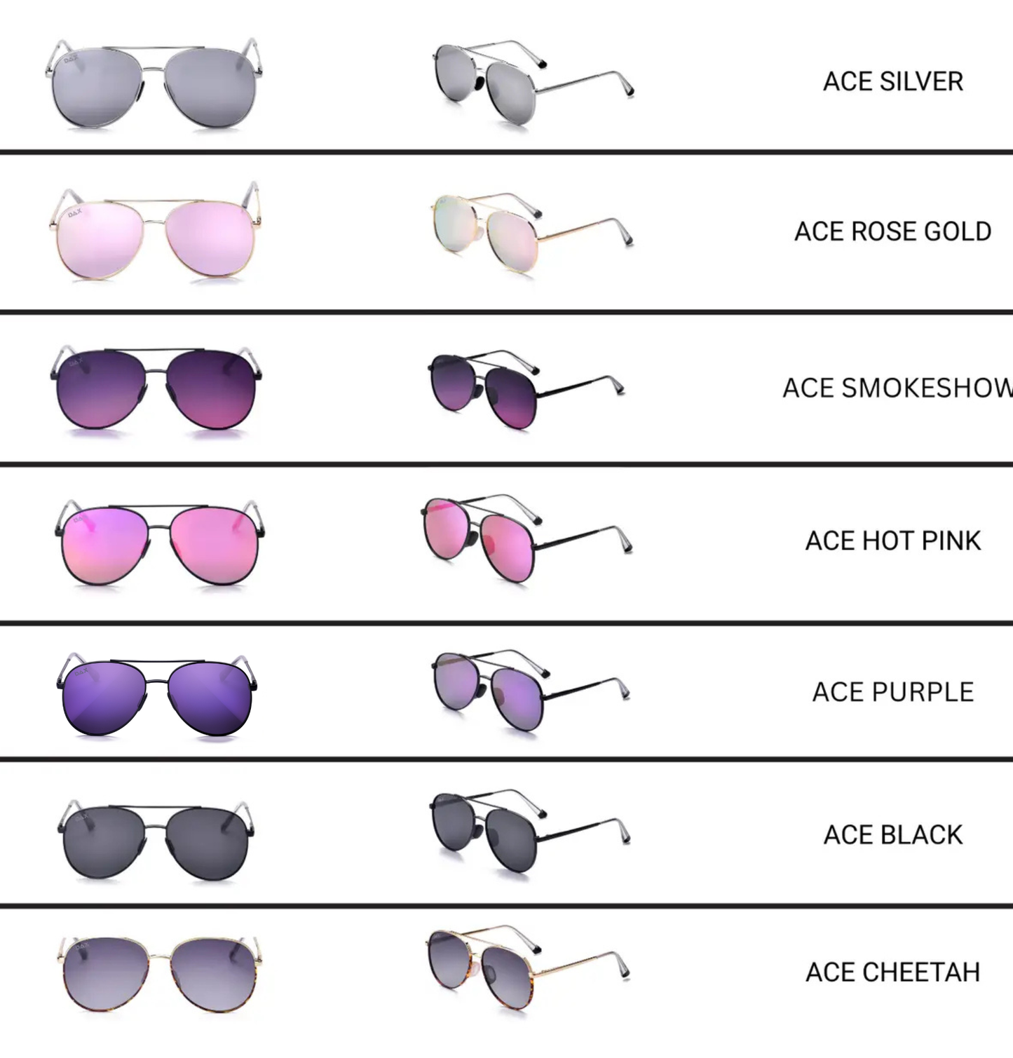 Ace I Unisex Aviator Sunglasses I Jet Black