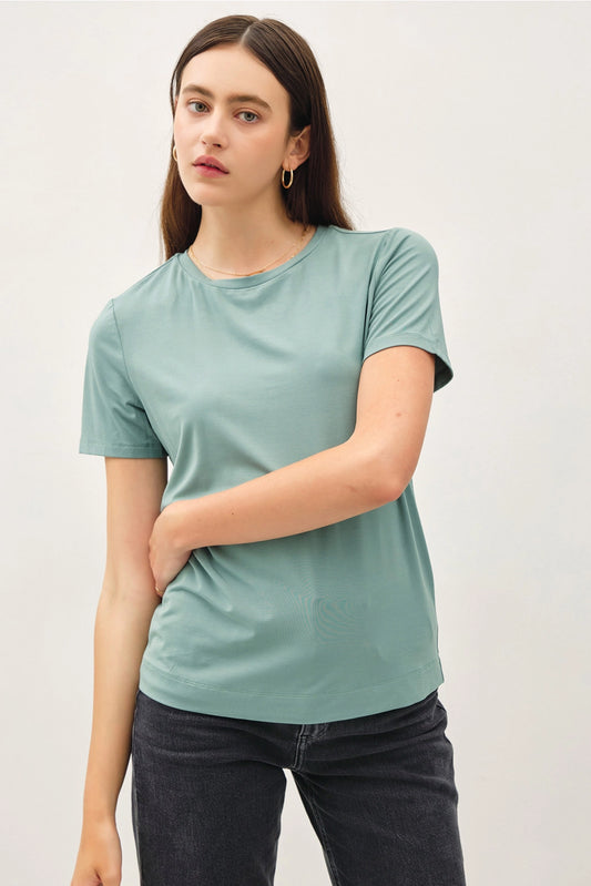 Jade Bamboo/Modal Basic T-Shirt