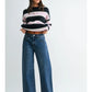 Dark Wash Barrel Jeans