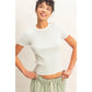 Striped Ribbed Top