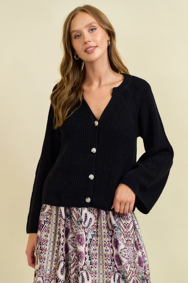 Midnight Haze Knit Cardigan