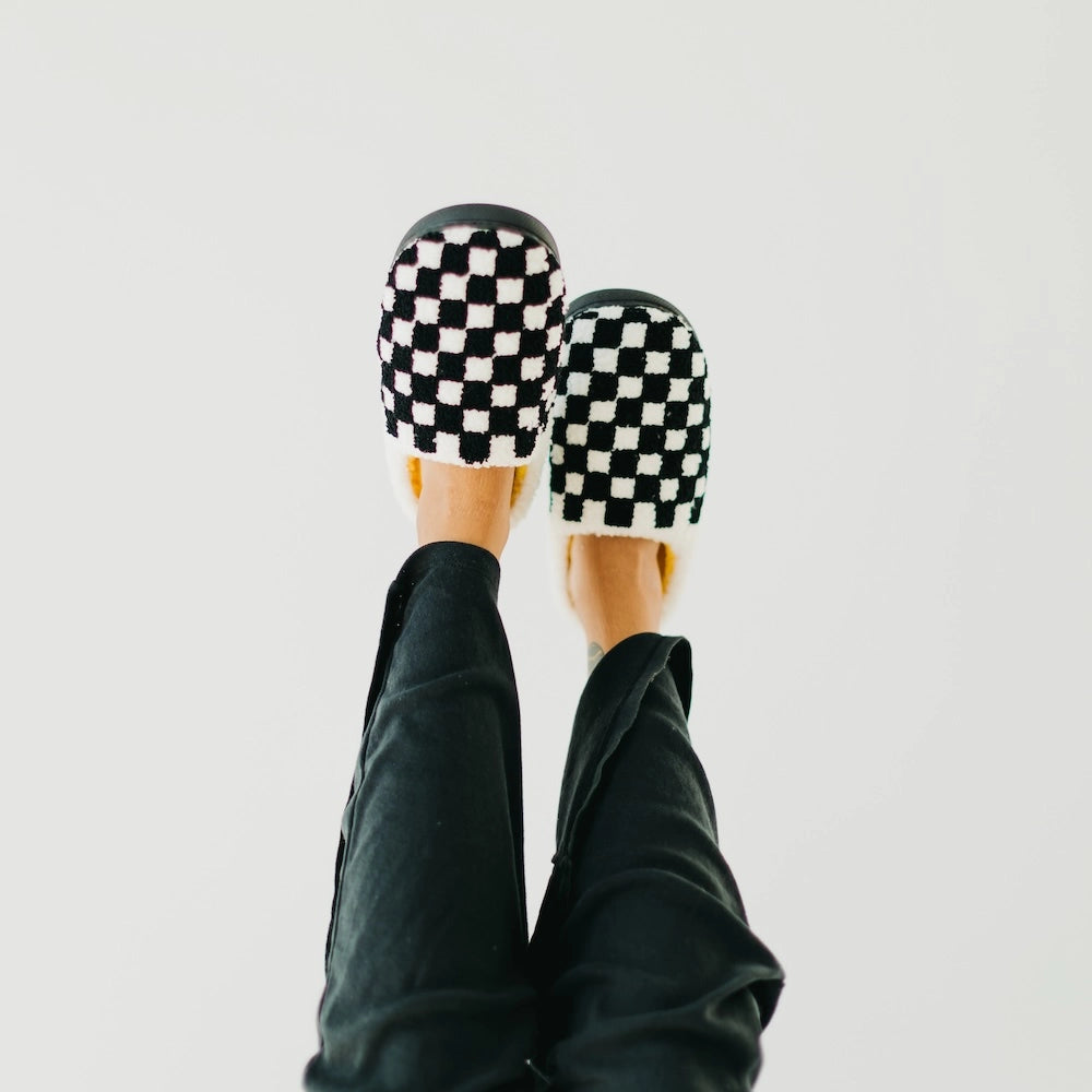 Checkered Slippers