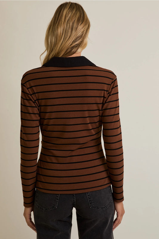 Striped Henley Top