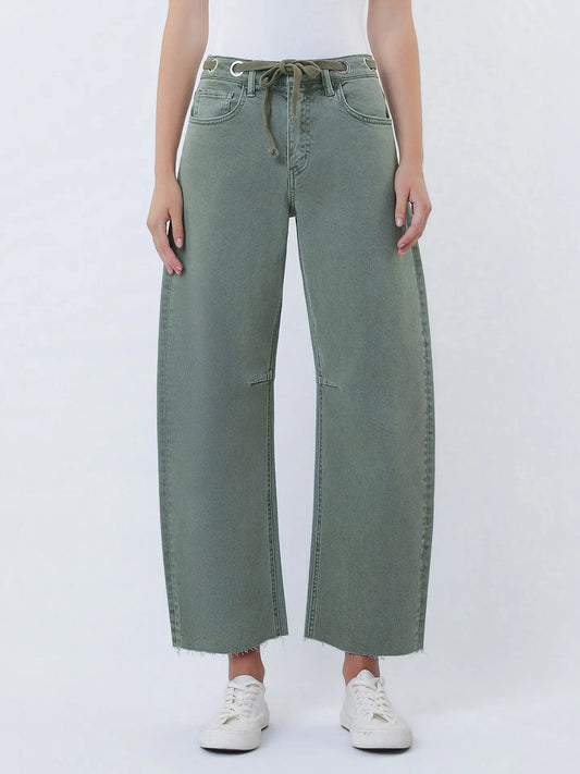 Sage Barrel Denim