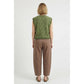 Mocha Utility Barrel Pants