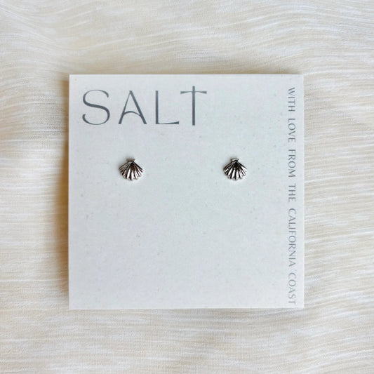 Seashell Studs | Silver