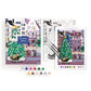 Holiday Paint-By-Number Art Kit