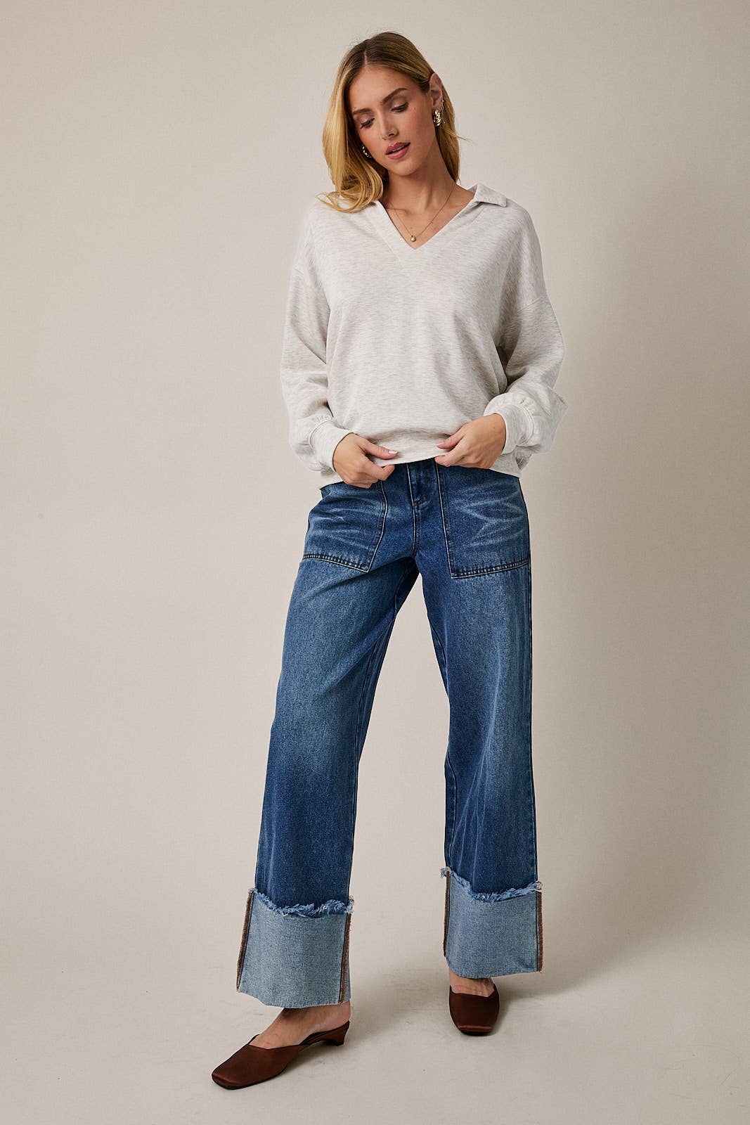 Everyday Luxe V-Neck Top