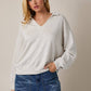 Everyday Luxe V-Neck Top