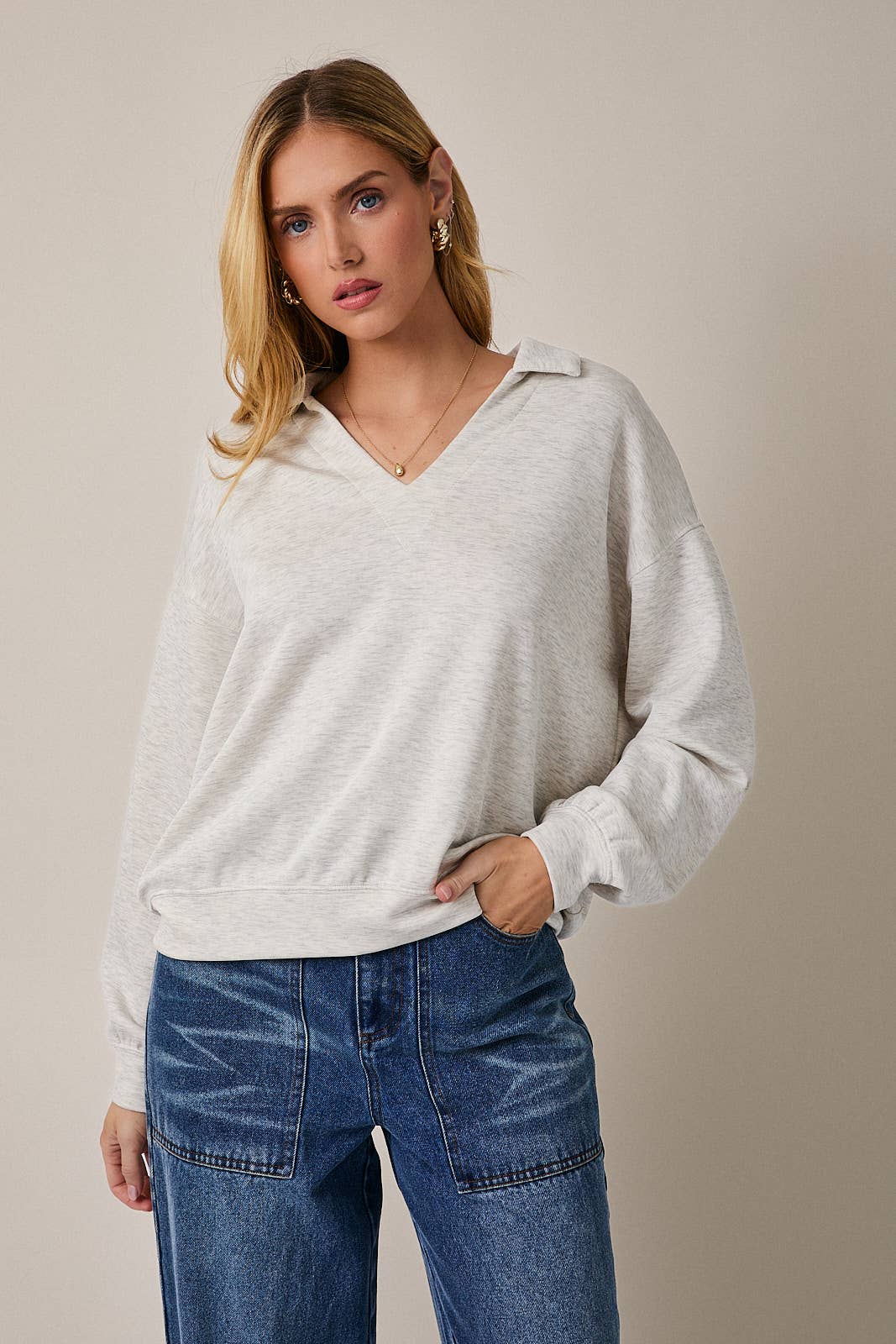 Everyday Luxe V-Neck Top