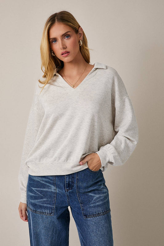 Everyday Luxe V-Neck Top