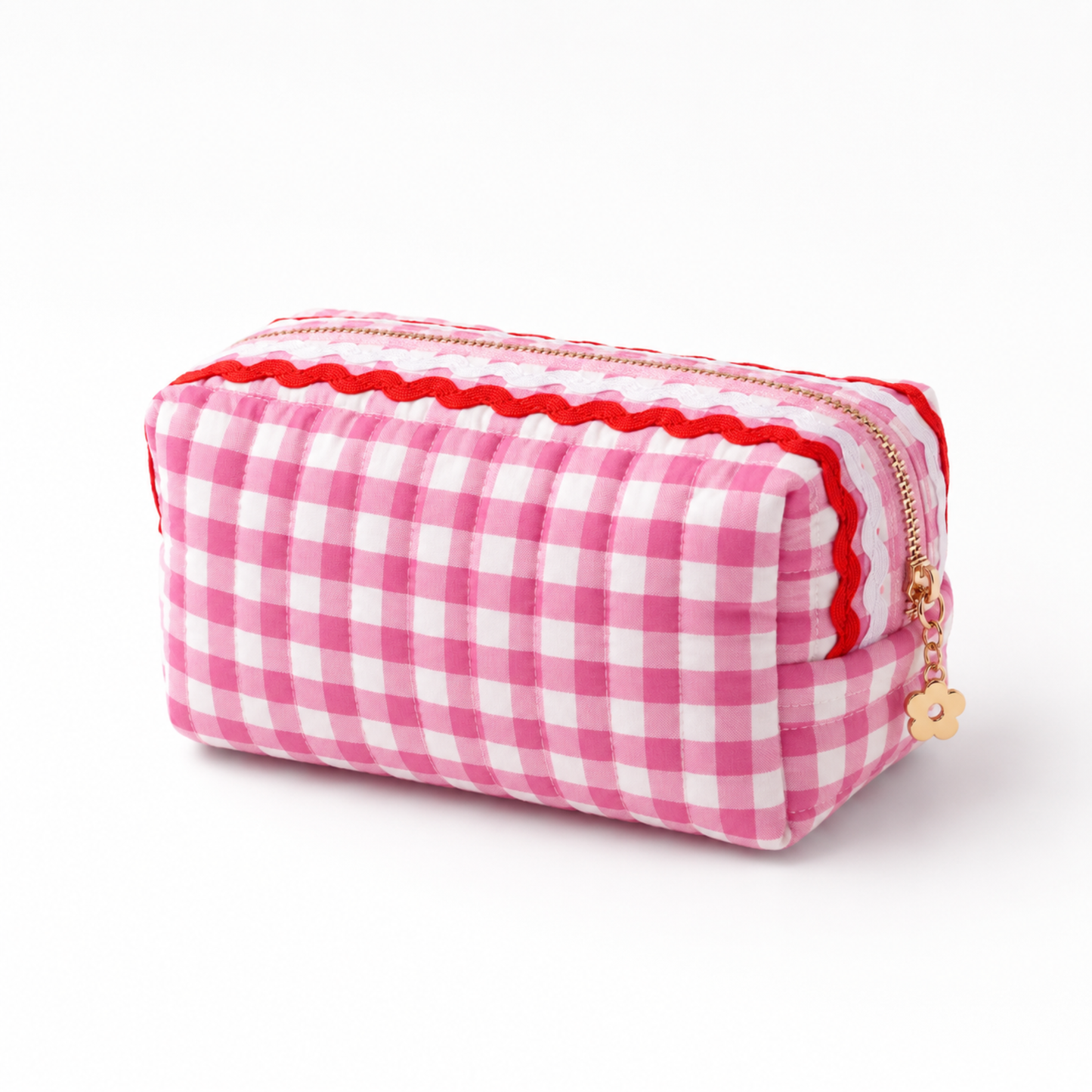 Blue Gingham Pouch