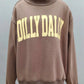Dilly Dally Mock Neck Sweatshirt