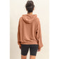 Mineral Wash Seam Hoodie I Taupe