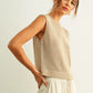 Sleeveless Knitted Top