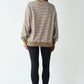 Mocha & Cream Stripe Top