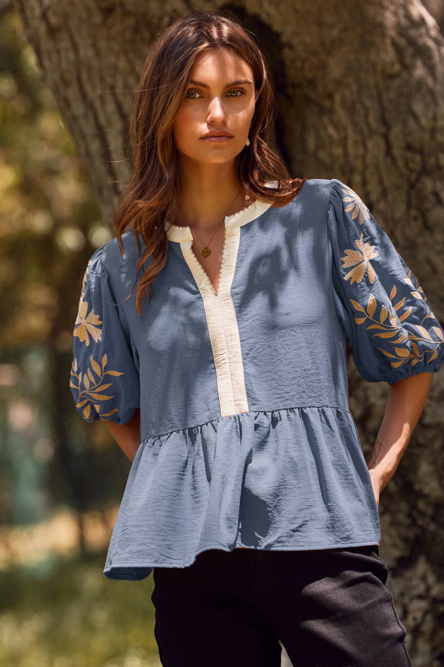 Floral Print Blouse