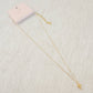 Mini Dot Cross Pendant Necklace