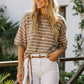 Fine Stripe Knit Top