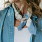 Flutterby Bandana | Afternoon Sonnet - Green Ditsy Floral