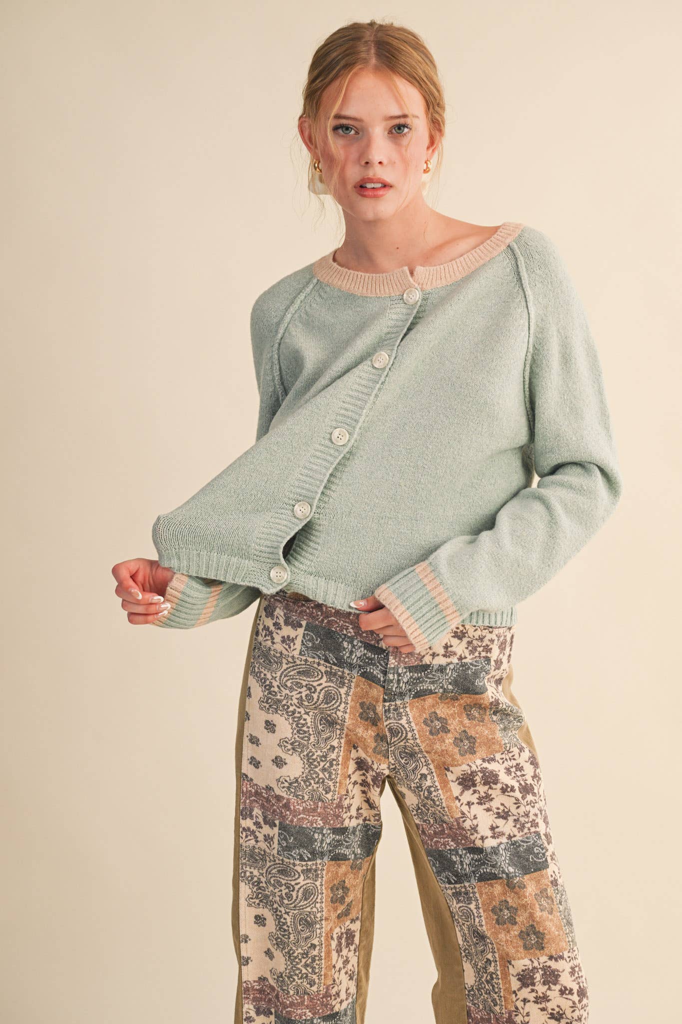 The Elevated Two-Tone Cardi