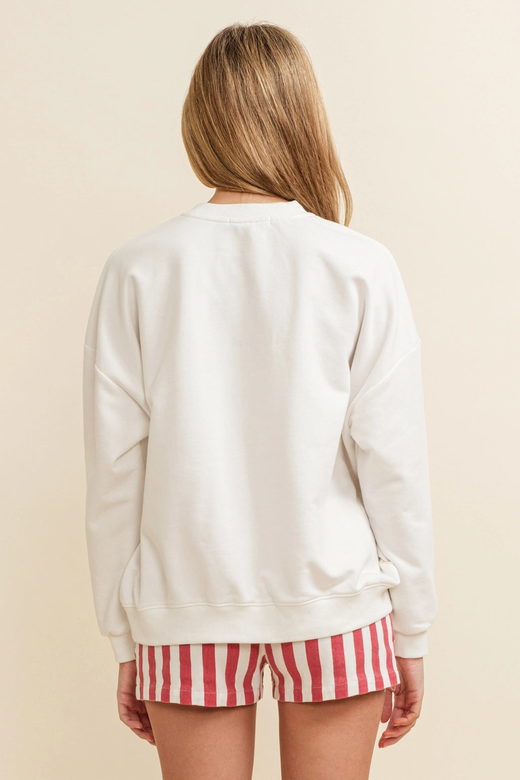 Bow Embroidered Crewneck