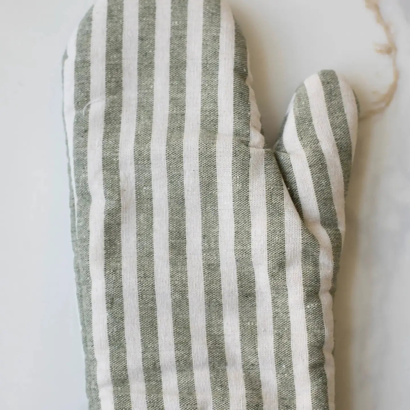 Green Stripe Oven Mitt