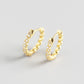 Gold Paved Earrings