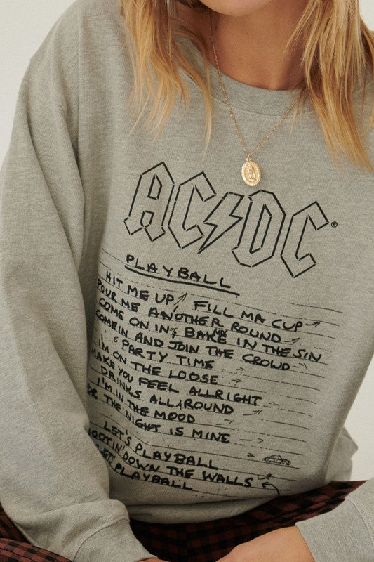 AC/DC Vintage Graphic Sweatshirt