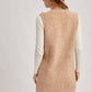 Teddy Knit Longline Vest