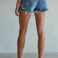 Denim Distressed Shorts