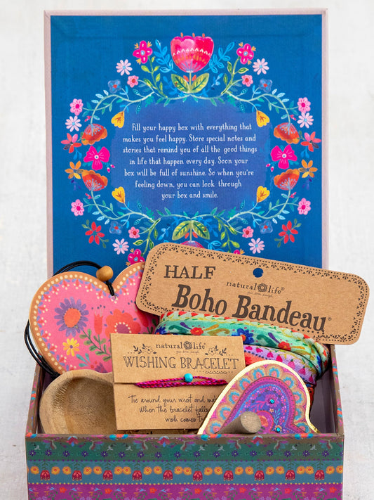 Happy Box Gift Set - Folk Heart