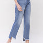 High Rise Straight Jeans - Vervet by FLYING MONKEY