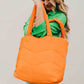 Nylon Tote Bag - Orange