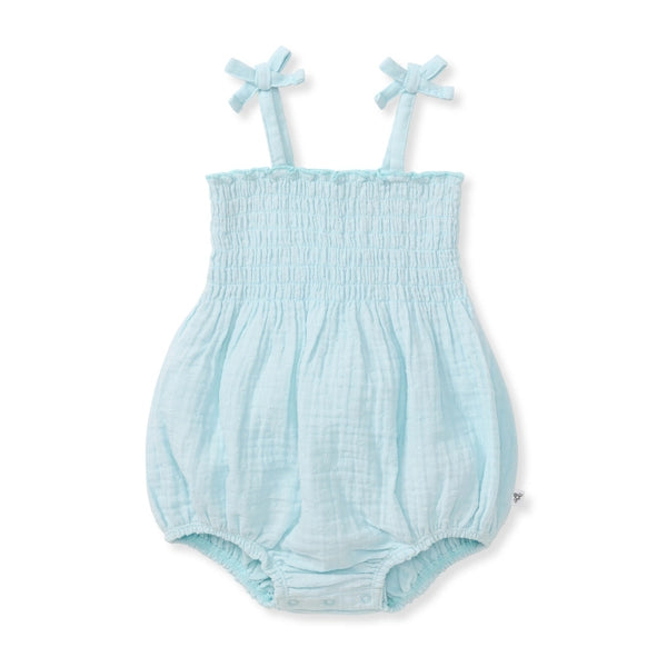 Dotted Muslin Romper
